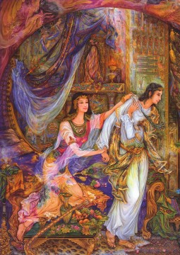 Fairy Tales Painting - El casto el profeta Jose Persian Miniatures Fairy Tales